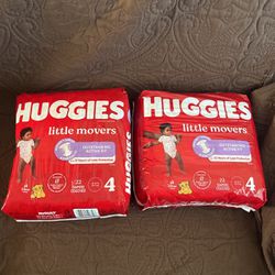 Huggies little Movers Size 4 