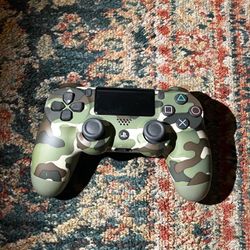 Authentic Green Camo Wireless PS4 Controller
