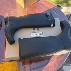 Hunter Original Tall Rain Boots – Women’s Size 8 – Black