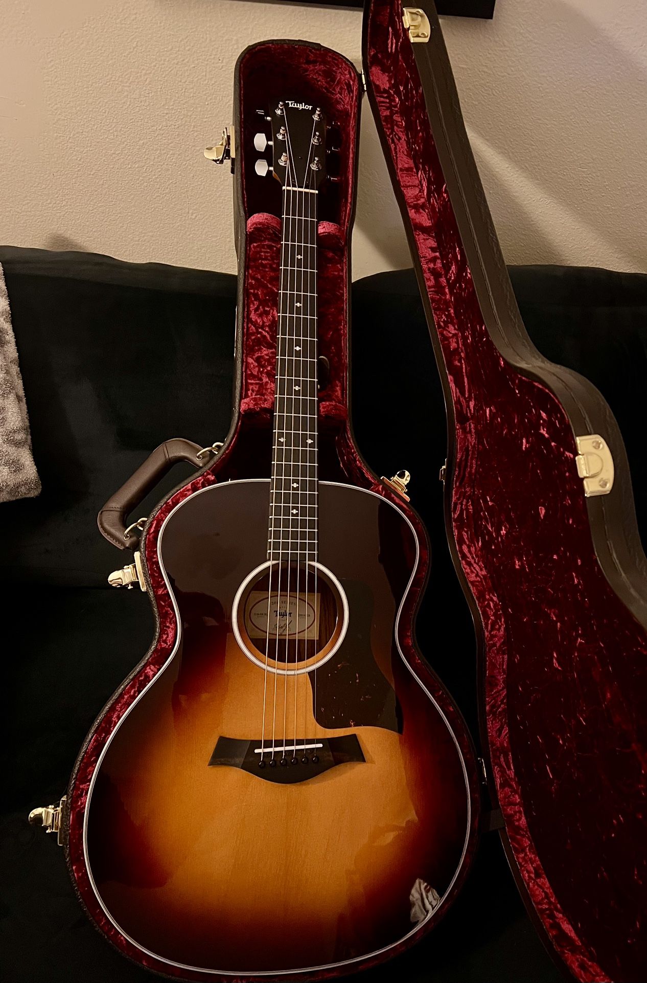 Taylor 214e DLX Grand Auditorium Acoustic-Electric Guitar