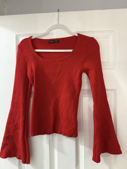 Red Long sleeve Top 
