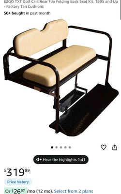 EZGO TXT golf cart 94 and up Rear Bench