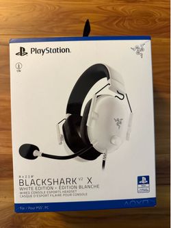 Razer BlackShark V2 X Playstation Gaming Headset - cardioid Mic - Comfortable, Noise isolating Earcups - for PS5, PC, Xbox, Switch via 3.5 mm Audio Ja