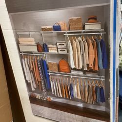 ADJUSTABLE CLOSET ORGANIZER KIT
