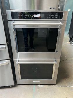 Kitchenaid 30” double oven stainless steel 2026