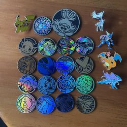 Pokemon Pins & Coins