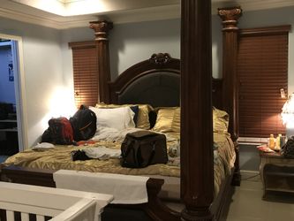 King Size Solid Wood Bed