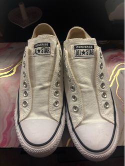 Slip on converse white