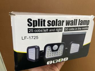 Split solar wall lamps