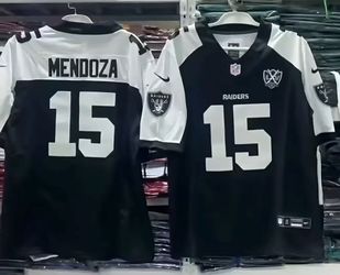 LAS VEGAS RAIDERS MENDOZA 2-TONE VEGAS EDITION JERSEYS