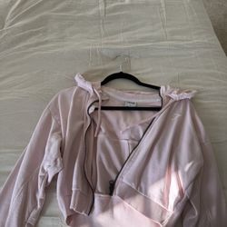 Gymshark Crop Hoodie Light Pink