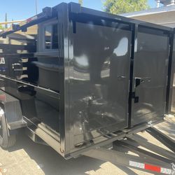 New hydraulic dump trailer