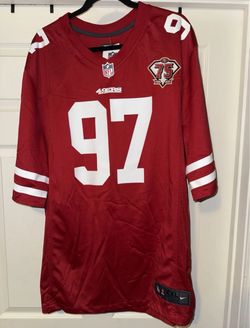 Nike 49ers Home 75th Anniversary Bosa Jersey