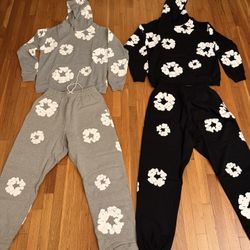 Denim Tears Black and Grey Sets