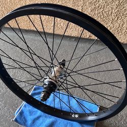 Mission Bmx seige cassette LHD 9t rear wheel custom Bmx parts