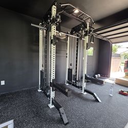 NEW Vesta Pro Series 3in1 Squat Rack | Functional Trainer | 45lbs Smith Machine | Pulley System | FREE DELIVERY🚚