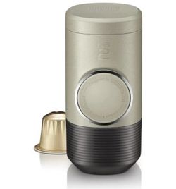 WACACO Minipresso NS2, Portable Espresso Maker Compatible with NS Original Capsules and Compatibles, Manually Operated, 18 Bar Small Handheld Coffee M