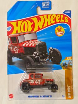 HOT WHEELS . DIRT . 1931 CUSTOM FORD MODEL A .