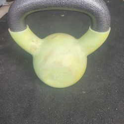 Kettlebell-12lbs Cash or Zelle 