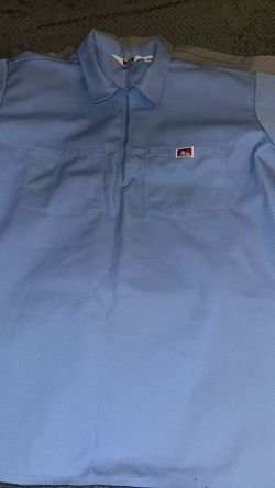 Light Blue And Light Grey Ben Davis Shirt 