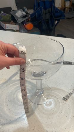 Very large margarita style glass