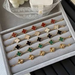 14k Gold Clover VCA Bracelets