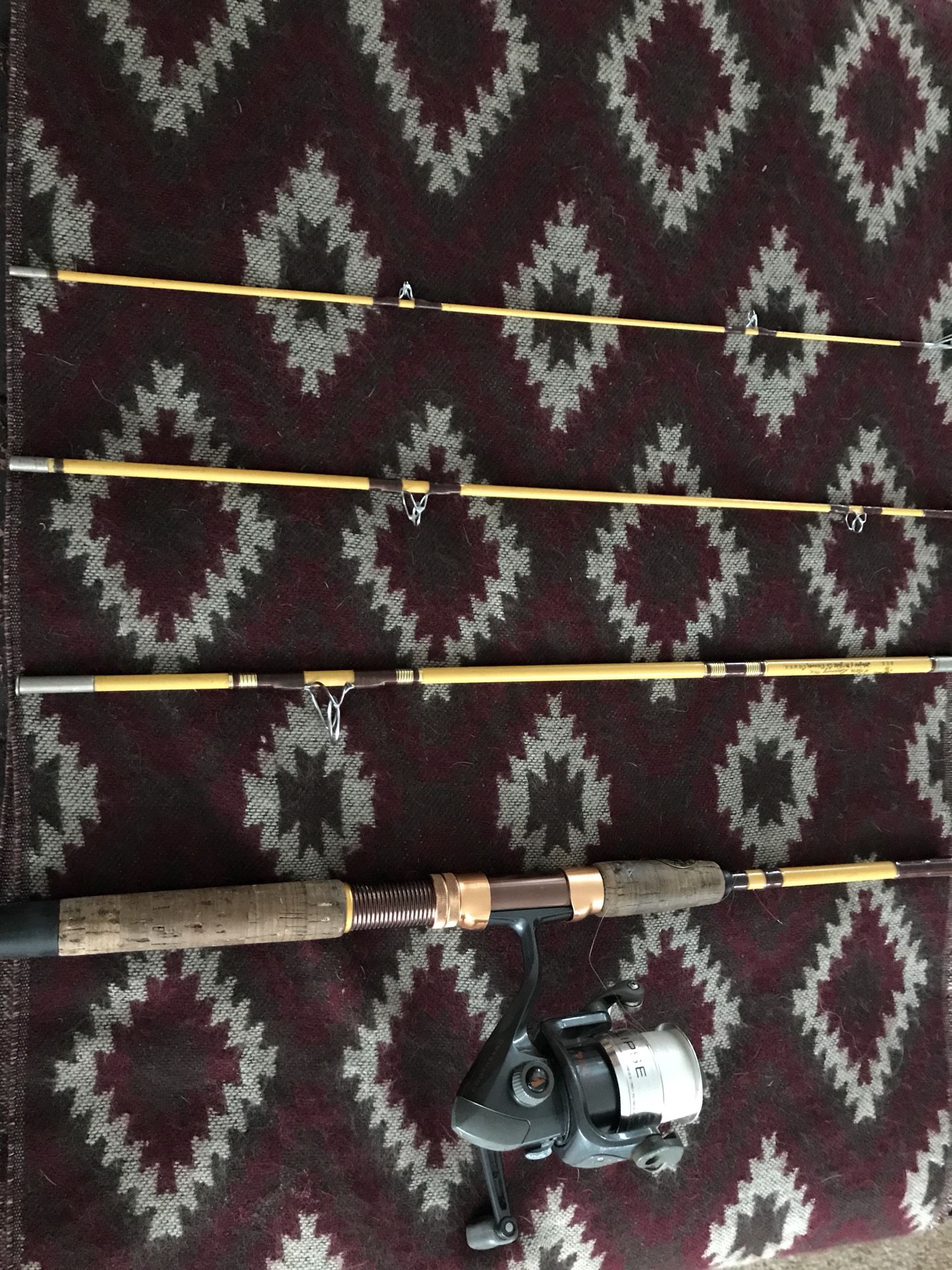 Eagle Claw Trailmaster Fishing Rod & South Bend Eclipse Reel