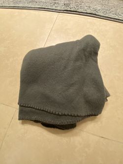 Dark Gray Microfiber Throw Blanket
