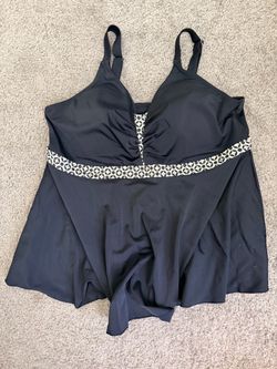Perona Geometric Diamond Print Swim Dress NWT Size16