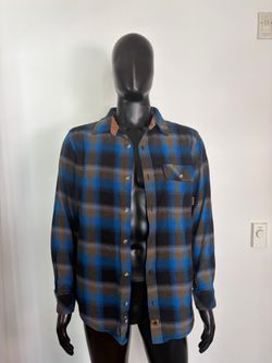 Legendary Whitetails Mens Long Sleeve Button Down Flannel Shirt (Smoky Mountain Plaid / Men’s Medium)