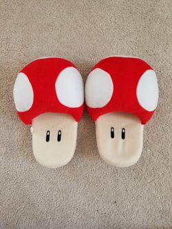 Super Mario Brothers Mushroom Slippers
