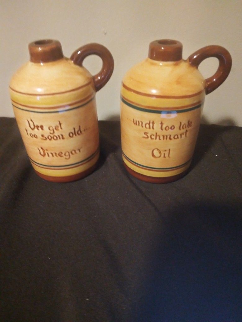 Vintage Pennsbury Vinegar &Oil Bottles