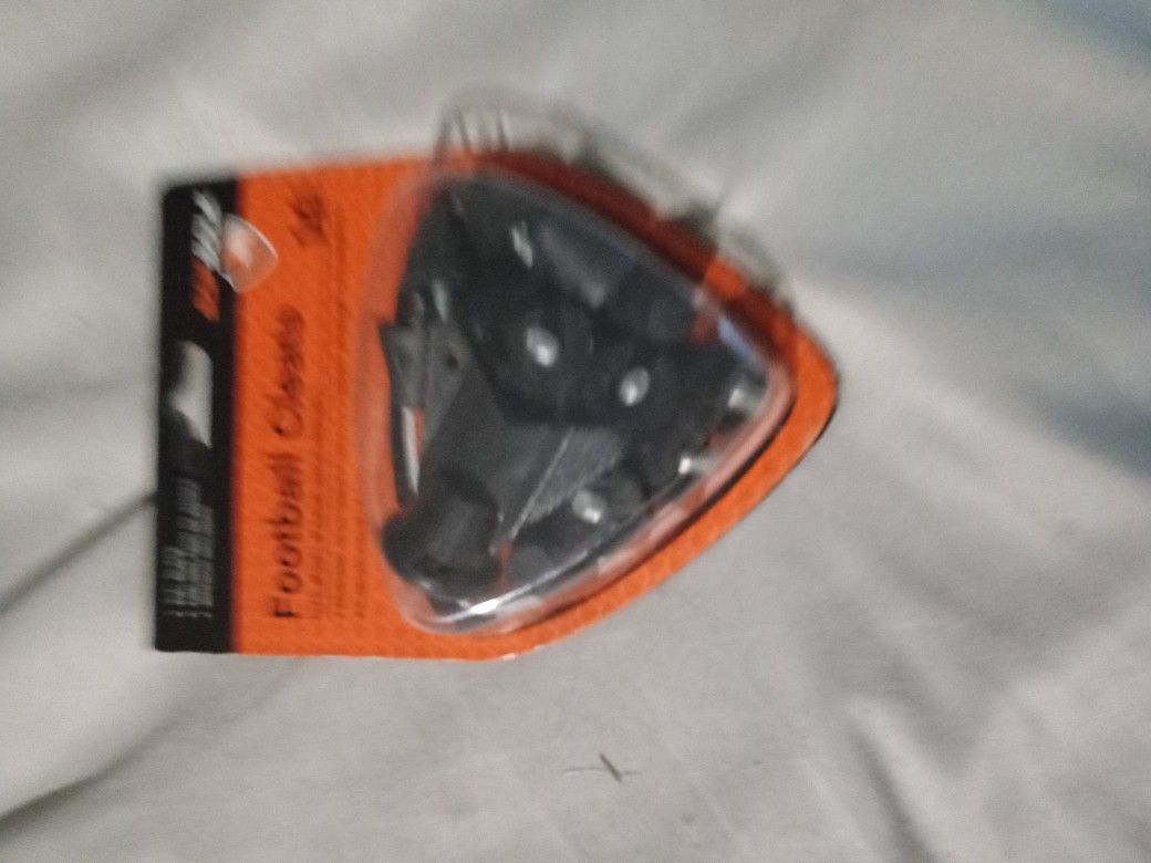 14 Football Cleats 3/4"Black