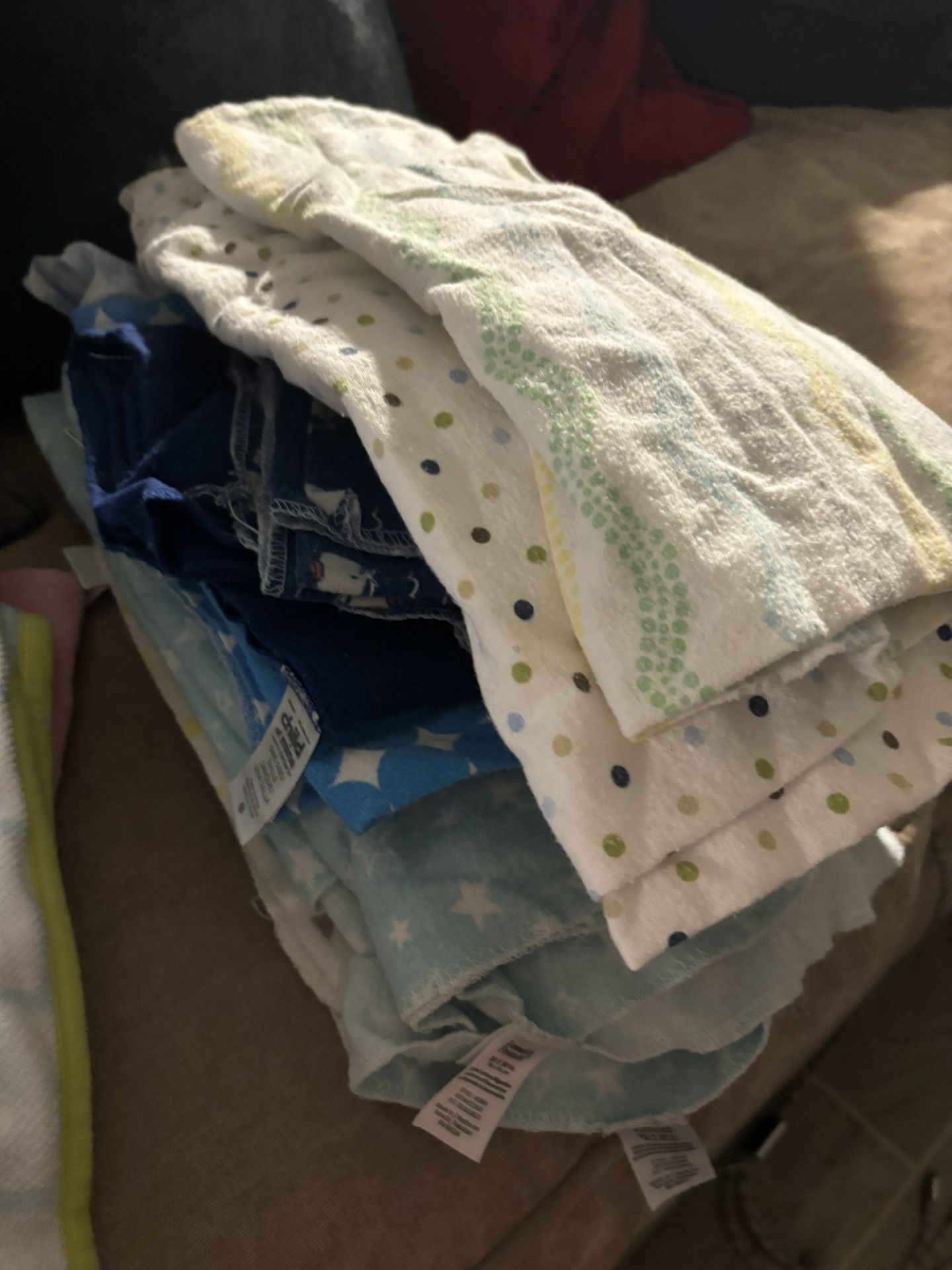 Burp Clothes, Towels, Crib Sheets 