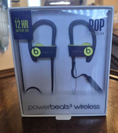 Powerbeats 3 Wireless, Unopened, Brand New