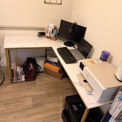Corner L Shaped Computer Desk