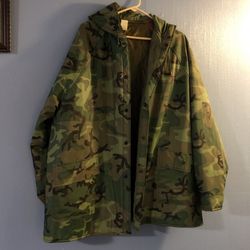Camouflage Rain Jacket 
