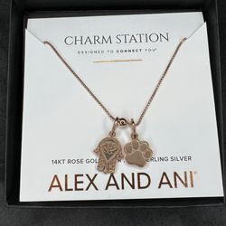 Alex and Ani Rose Gold Necklace