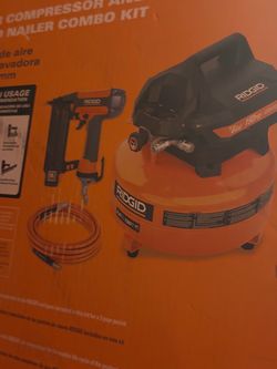 RIDGID Air Compressor and Nailer Combo Kit