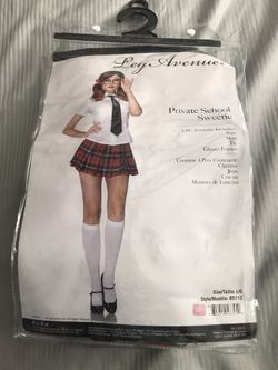 Leg avenue school girl costume