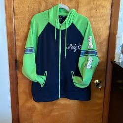 Seahawks Ladies Sequined Hoodie Size XXL