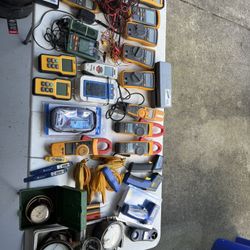 Hvacr Meters Electrical Temperature, Humidity Dewpoint, Water Column, New And Used 10$-350$