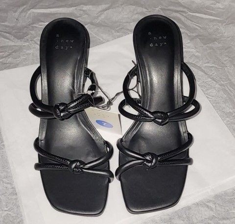 A New Day Jet Black/Romy Heels