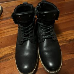 Aldo Mens Leather Boots NEW