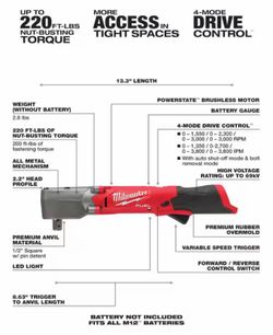 Milwaukee 1/2” Impact Wrench