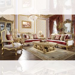 3 PIECE FORMAL LIVING ROOM SET SOFA SET
