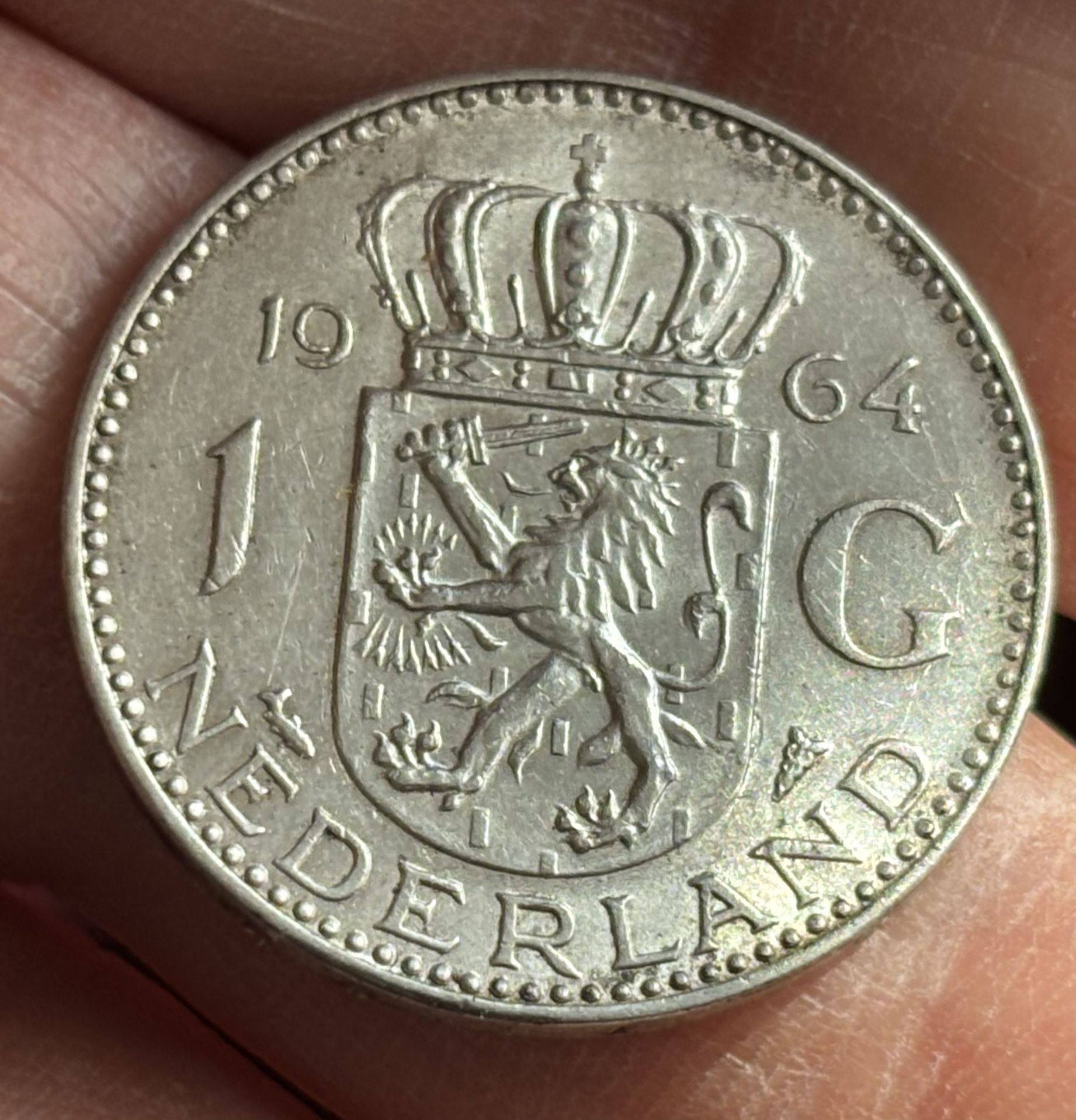 1 Gulden 1964. Coin Of Nederland