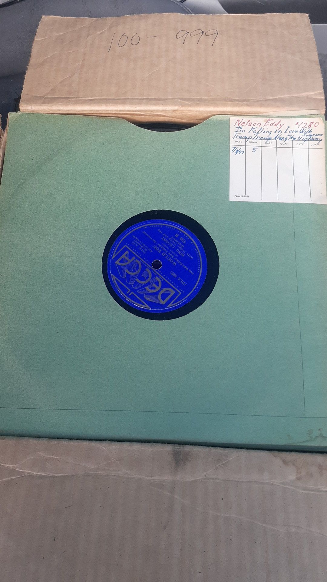 1947 vinyl records 26 pieces