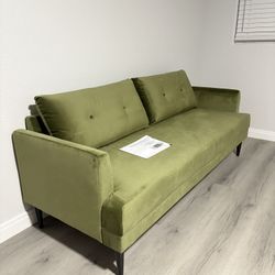 NEW Green Velvet Sofa
