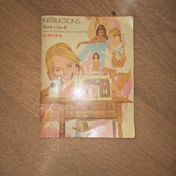 Singer Sewing Attachments: Buttonholer, Zigzagger, Muffler, Instructions 